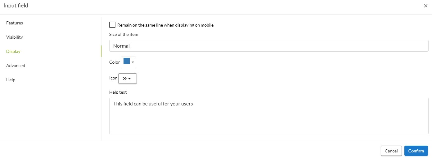 Understanding and using the Input Field